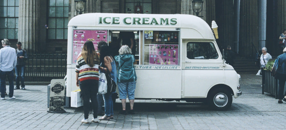 Business idea: Food truck with natural ice cream